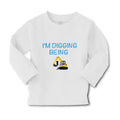 Baby Clothes I'M Digging Being 1 1 Year Old Birthday Boy & Girl Clothes Cotton