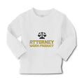 Baby Clothes Attorney Work Product Style C Funny Humor Boy & Girl Clothes Cotton