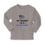 Baby Clothes My Mommy Is A Police Officer Flag and Star Boy & Girl Clothes - Cute Rascals