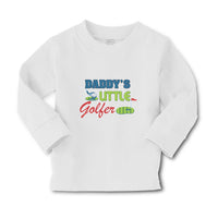 Baby Clothes Daddy's Golfer Sport Flag Bat Golf Ball Green Grass Cotton - Cute Rascals