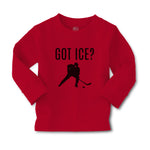 Baby Clothes Got Ice Sports Hockey Player Silhouette Boy & Girl Clothes Cotton - Cute Rascals