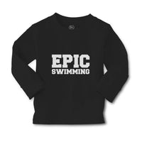 Baby Clothes Epic Swimming Sports Silhouette Boy & Girl Clothes Cotton - Cute Rascals