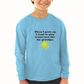 Baby Clothes I Grow Want Play Tennis Just like My Grandpa. Sports Ball Cotton