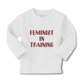 Baby Clothes Feminist in Training Feminism Feminist Boy & Girl Clothes Cotton