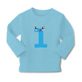 Baby Clothes Numeric 1 Shows Birthday Sign with Funny Face Boy & Girl Clothes