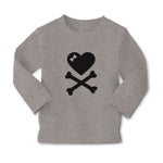 Baby Clothes Crossbone Hearth with Bow Boy & Girl Clothes Cotton - Cute Rascals