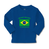 Baby Clothes I'M Not Yelling I Am Brazilian Brazil Countries Boy & Girl Clothes - Cute Rascals