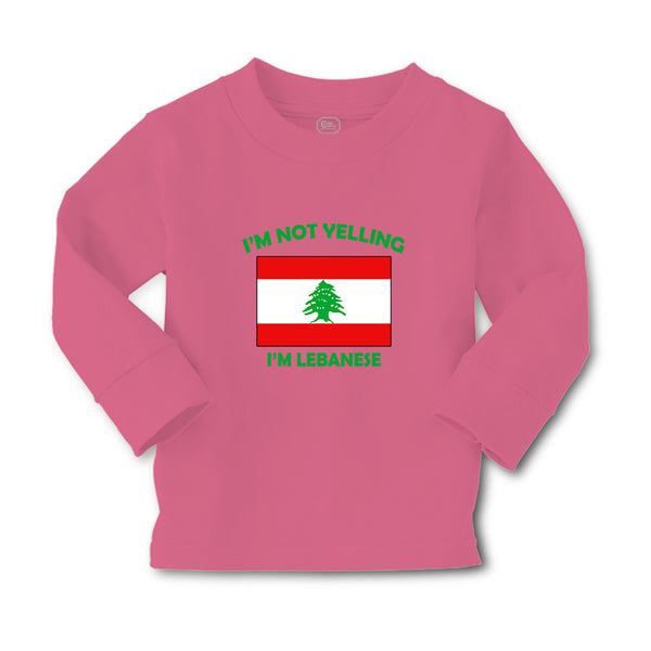 Baby Clothes I'M Not Yelling I Am Lebanese Lebanon Countries Boy & Girl Clothes - Cute Rascals