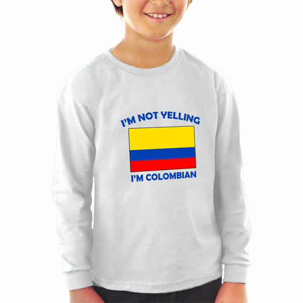 Baby Clothes I'M Not Yelling I Am Colombians Colombia Countries Cotton - Cute Rascals