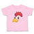 Toddler Clothes Rooster with Sharp Beak Domesticated Fowl Toddler Shirt Cotton