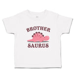 Toddler Clothes Brother Stegosaurus Dinosaur Reptile Herbivorous Toddler Shirt