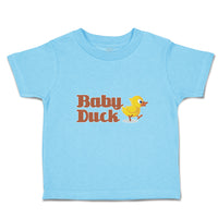 Toddler Clothes Duckling Baby Duck Aquatic Bird with Beak Toddler Shirt Cotton