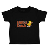 Toddler Clothes Duckling Baby Duck Aquatic Bird with Beak Toddler Shirt Cotton