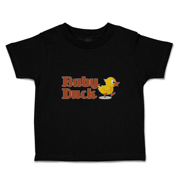 Toddler Clothes Duckling Baby Duck Aquatic Bird with Beak Toddler Shirt Cotton