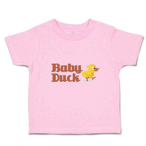 Toddler Clothes Duckling Baby Duck Aquatic Bird with Beak Toddler Shirt Cotton