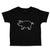 Toddler Clothes Pig Domestic Animal Mammal with Flat Snout Toddler Shirt Cotton