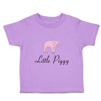 Toddler Clothes Little Piggy Pink Pig Animals Farm Toddler Shirt Cotton