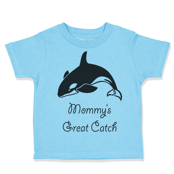 Toddler Clothes Mommy's Great Catch Shark Ocean Sea Life Toddler Shirt Cotton