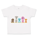 Toddler Clothes Dogs Puppy Family Dog Lover Pet Toddler Shirt Cotton