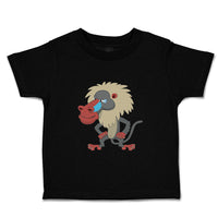 Toddler Clothes Monkey Angry Long Hair and Beard Safari Toddler Shirt Cotton