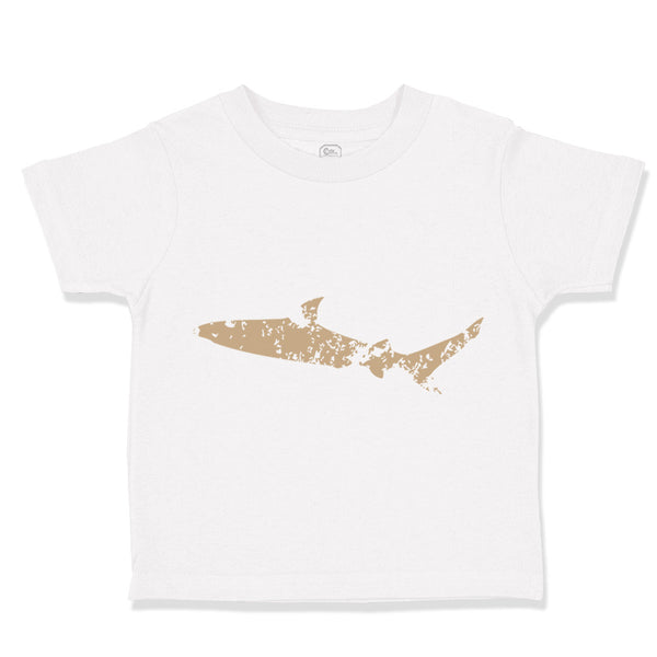 Toddler Clothes Shark Shadow Animals Ocean Sea Life Toddler Shirt Cotton
