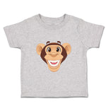 Toddler Clothes Monkey Head Funny Safari Toddler Shirt Baby Clothes Cotton