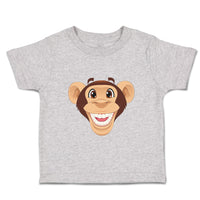 Toddler Clothes Monkey Head Funny Safari Toddler Shirt Baby Clothes Cotton