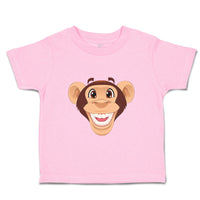 Toddler Clothes Monkey Head Funny Safari Toddler Shirt Baby Clothes Cotton