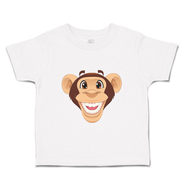 Toddler Clothes Monkey Head Funny Safari Toddler Shirt Baby Clothes Cotton