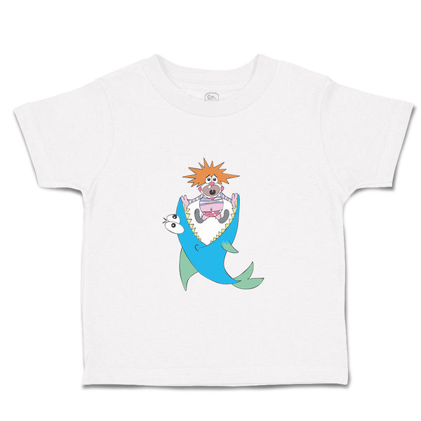 Toddler Clothes Shark and Clown Animals Ocean Sea Life Toddler Shirt Cotton