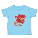 Toddler Clothes Lion Facing Right Animals Safari Toddler Shirt Cotton