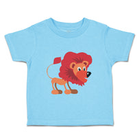 Toddler Clothes Lion Facing Right Animals Safari Toddler Shirt Cotton