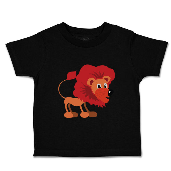 Toddler Clothes Lion Facing Right Animals Safari Toddler Shirt Cotton