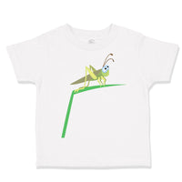 Toddler Clothes Grasshopper on Grass Animals Toddler Shirt Baby Clothes Cotton