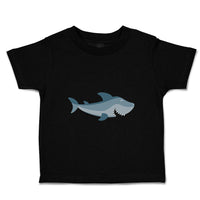 Toddler Clothes Shark Smiling Animals Ocean Sea Life Toddler Shirt Cotton