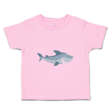 Toddler Clothes Shark Smiling Animals Ocean Sea Life Toddler Shirt Cotton