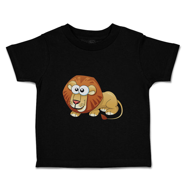 Toddler Clothes Lion with Big Eyes Animals Safari Toddler Shirt Cotton