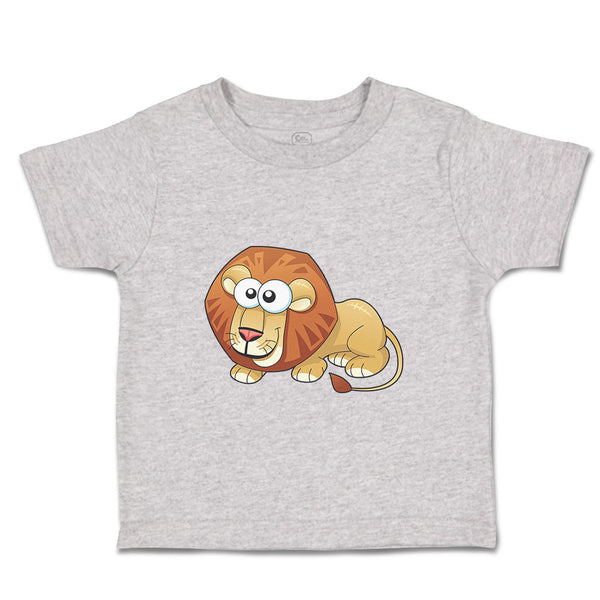 Toddler Clothes Lion with Big Eyes Animals Safari Toddler Shirt Cotton