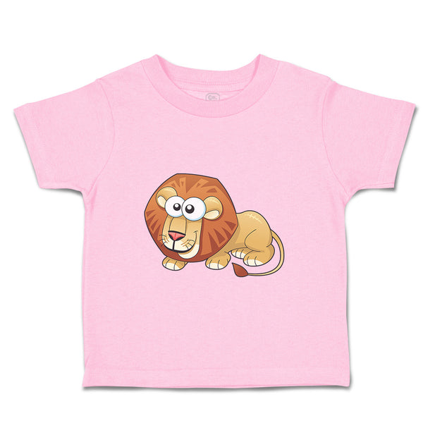 Toddler Clothes Lion with Big Eyes Animals Safari Toddler Shirt Cotton