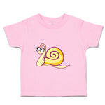 Toddler Clothes Snail Yellow with Big Eyes Toddler Shirt Baby Clothes Cotton