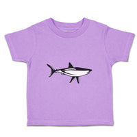 Toddler Clothes Shark Black Ocean Sea Life Toddler Shirt Baby Clothes Cotton
