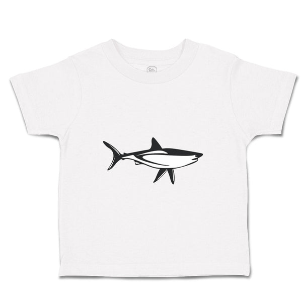 Toddler Clothes Shark Black Ocean Sea Life Toddler Shirt Baby Clothes Cotton