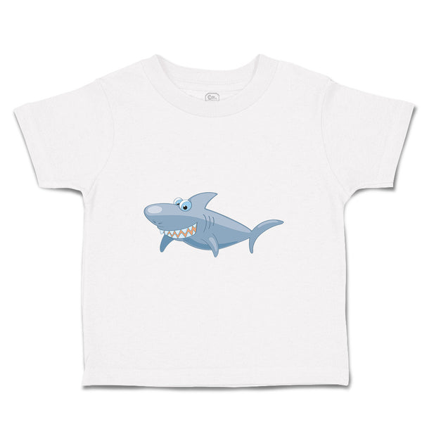 Toddler Clothes Shark Smiling Ocean Sea Life Toddler Shirt Baby Clothes Cotton