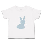 Toddler Clothes Easter Bunny Silhouette Light Blue 2 Toddler Shirt Cotton