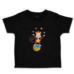 Toddler Clothes Monkey Juggler Ball Zoo Funny Toddler Shirt Baby Clothes Cotton