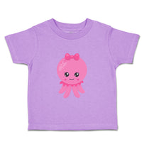 Toddler Girl Clothes Pink Octopus Ocean Sea Life Toddler Shirt Cotton