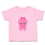 Toddler Girl Clothes Pink Octopus Ocean Sea Life Toddler Shirt Cotton