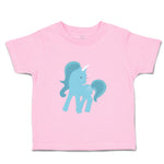 Toddler Girl Clothes Unicorn Blue Toddler Shirt Baby Clothes Cotton