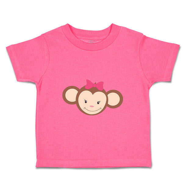 Toddler Girl Clothes Monkey Face Girl Safari Toddler Shirt Baby Clothes Cotton