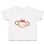 Toddler Girl Clothes Monkey Face Girl Safari Toddler Shirt Baby Clothes Cotton